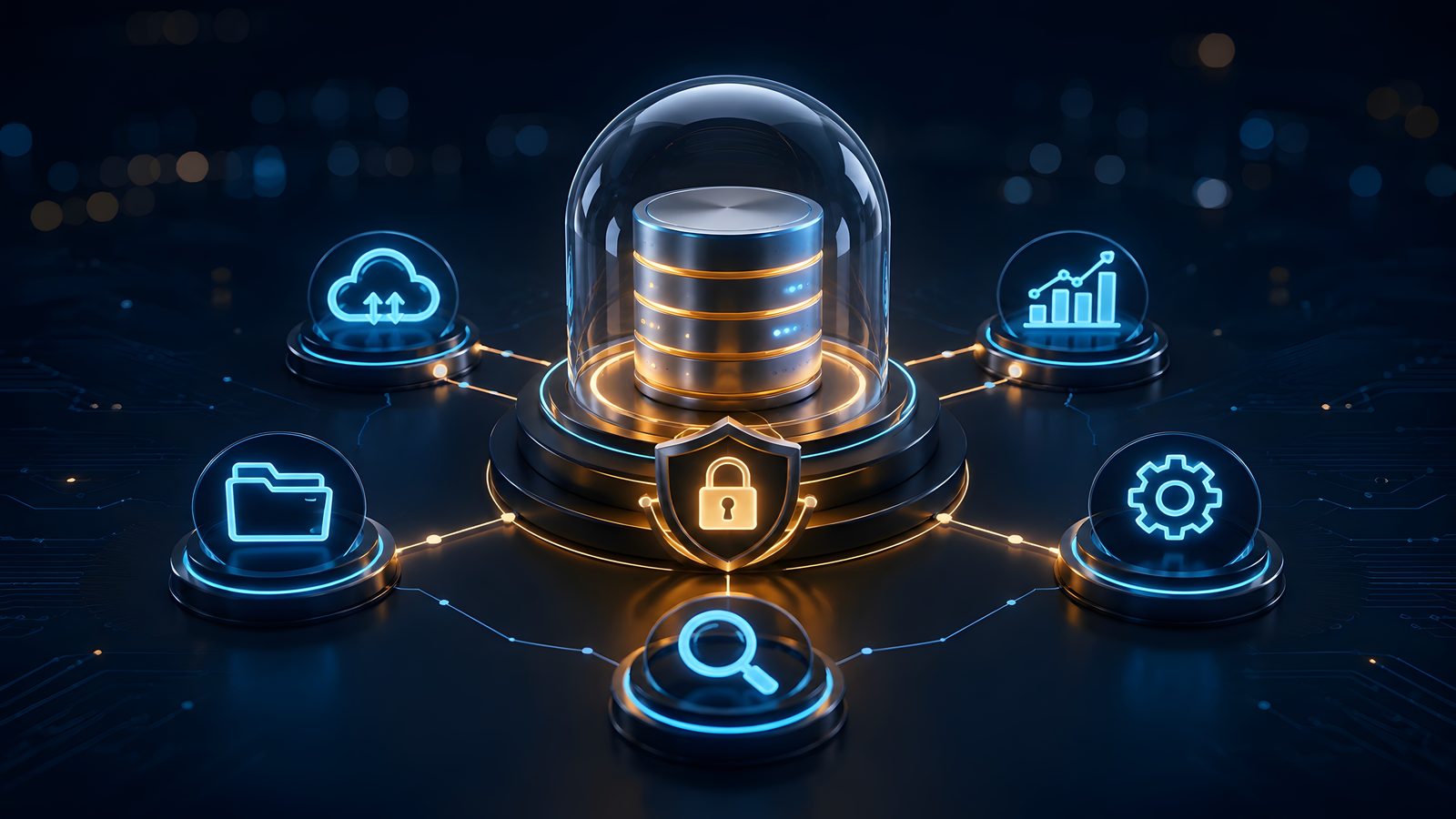 Development, optimization, and security illustrated as a secured data platform